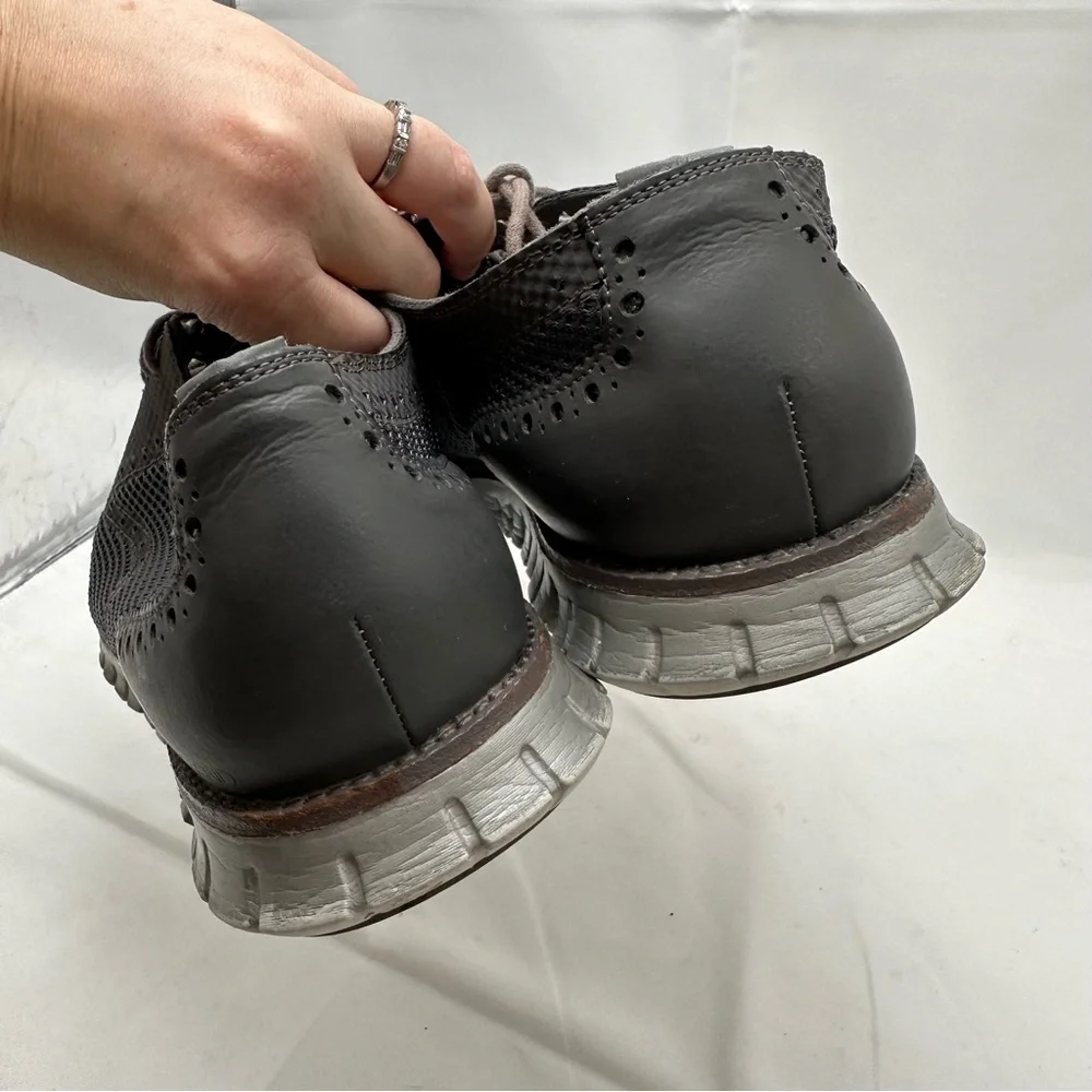 Cole Haan Grand OS grey wingtip Oxford loafers size 13
